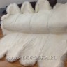 Шкура белая овечья 190 х 185 см (8-ми шкурная)